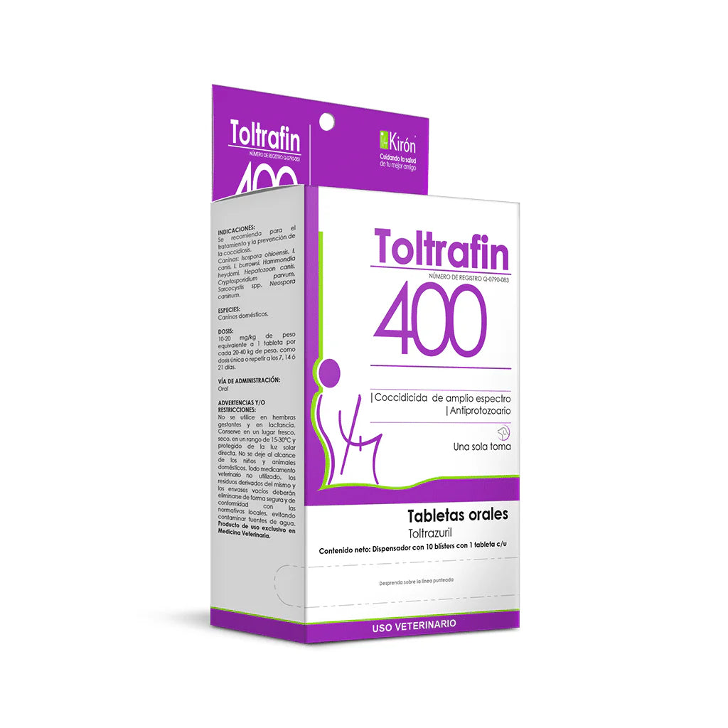 TOLTRAFIN 400 MG C/10 TABS