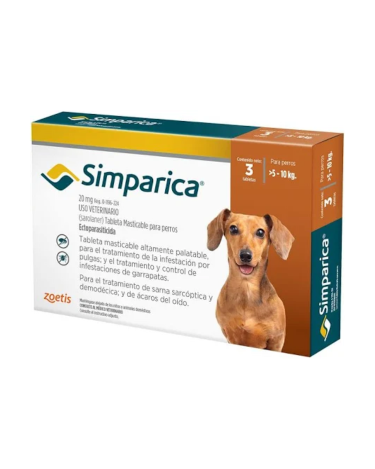 SIMPARICA C/3 TABLETAS