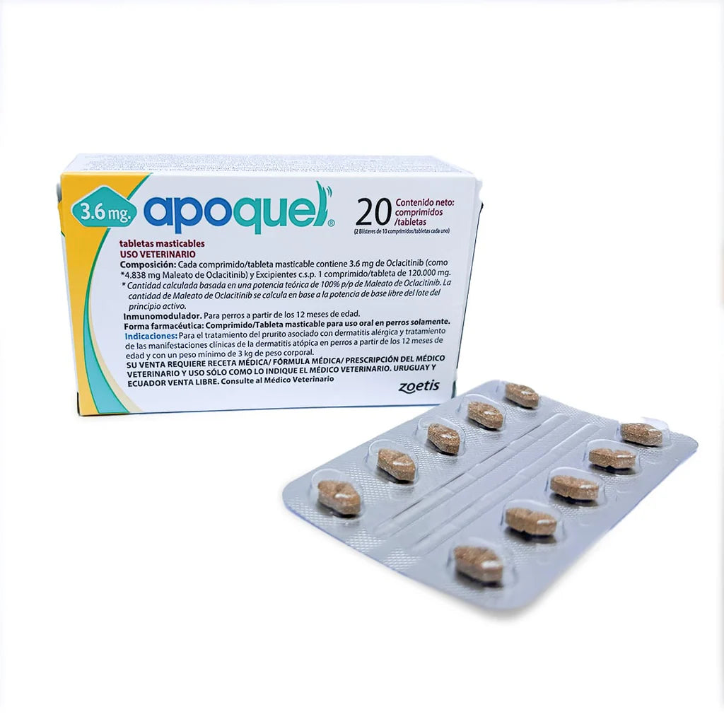 APOQUEL 3.6 MG CON 20 MASTICABLES