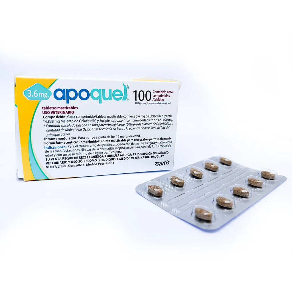 APOQUEL 3.6 MG CON 100 MASTICABLES