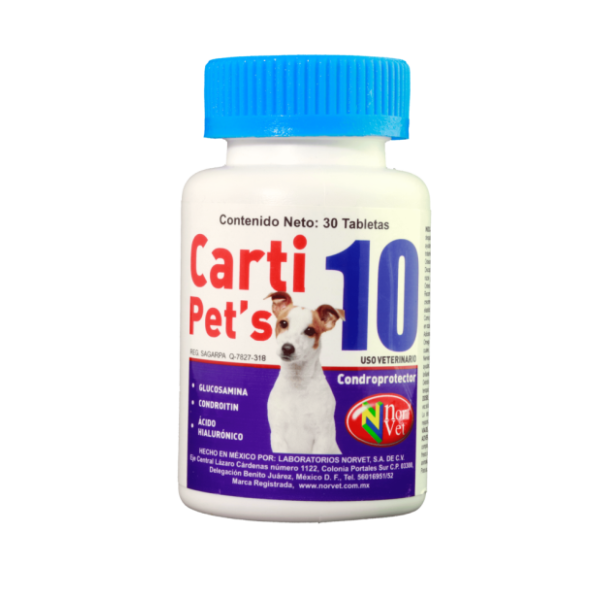 CARTIPETS 10 C/30 TABS