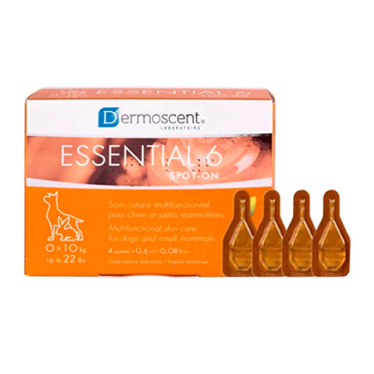 DERMOSCENT ESSENTIAL 6 SPOT ON DOGS