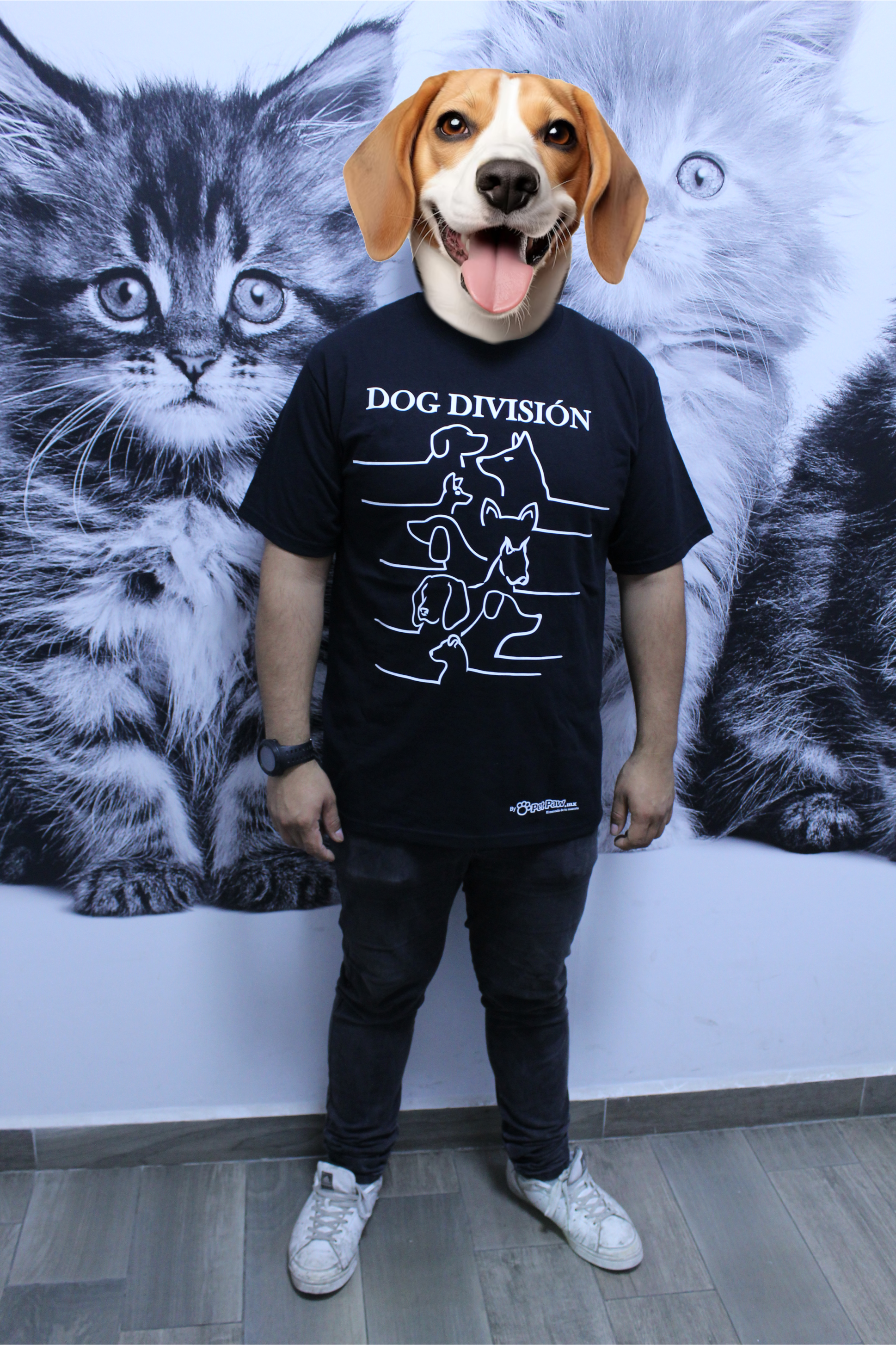 Camiseta Rock - Dog Division (Joy Division) - By Pet Paw Collection