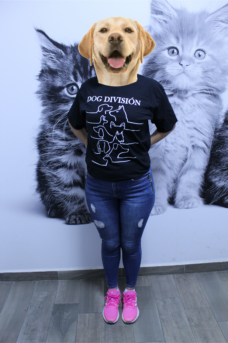 Camiseta / Playera Rock - Dog Division (Joy Division) - By Pet Paw Collection