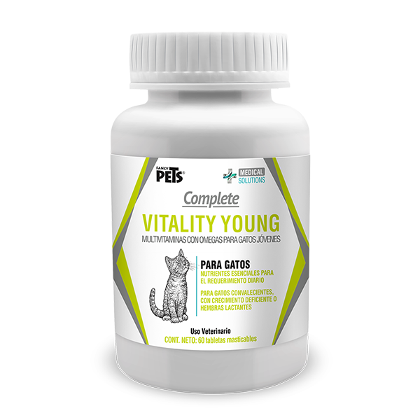 MS COMLETE VITALITY YOUNG P/ GATO 60 TABS