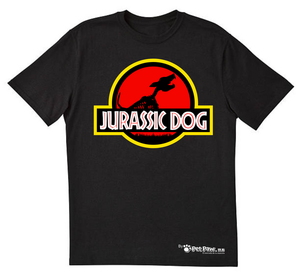 Camiseta / Playera - Jurassic Dog (Jurassic Park) - By Pet Paw Collection