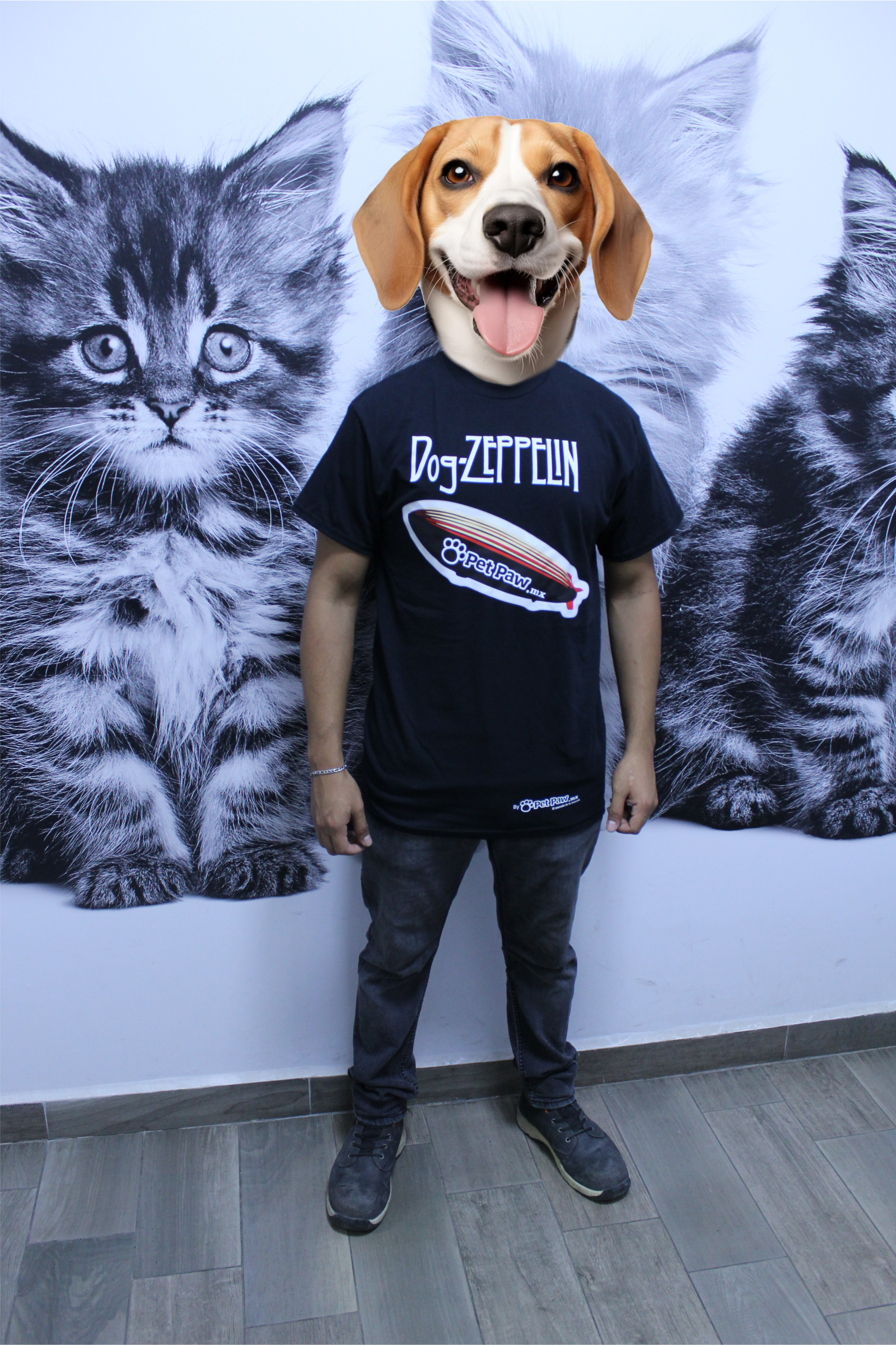 Camiseta Rock - Dog Zeppelin (Led Zeppelin) - By Pet Paw Collection