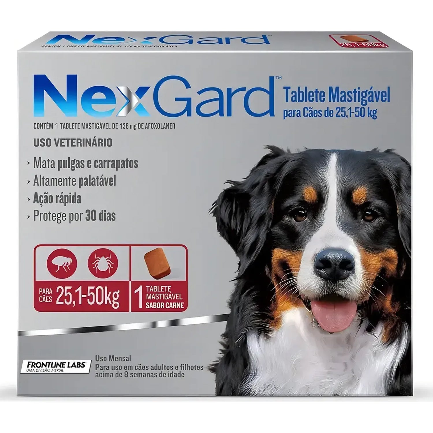 NEXGARD DOG XL 25-50 kg C/1 TAB (CAD SEPTIEMBRE)