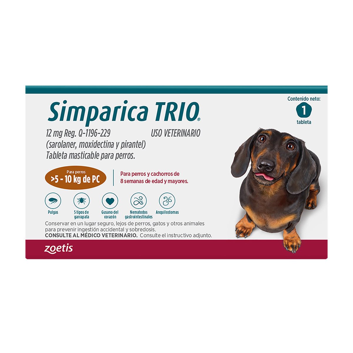 SIMPARICA TRIO (1 TABLETA)