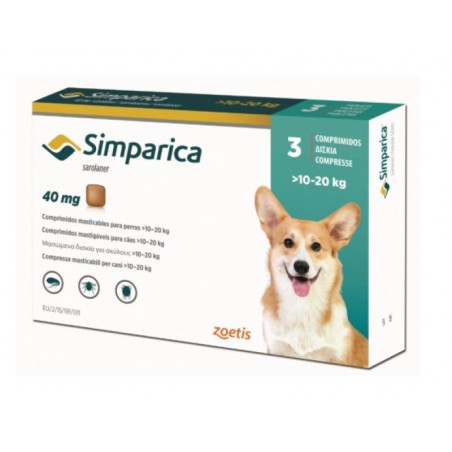 SIMPARICA C/3 TABLETAS