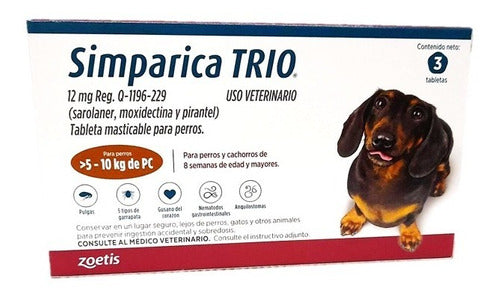 SIMPARICA TRIO C/ 3 TABLETAS