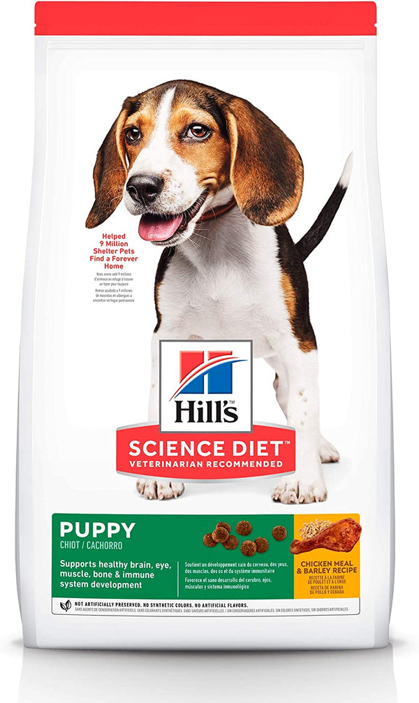 Hill's Science Diet, Alimento para Perro Puppy (Cachorro) Receta Original, Seco (bulto) 13.6kg