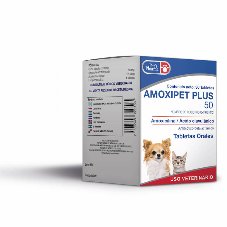 AMOXIPET PLUS TABS 50 MG C/30 TABS