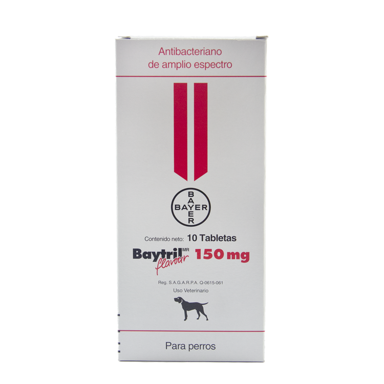 BAYTRIL TAB. FLAVOUR 10 Tab / 150 mg.