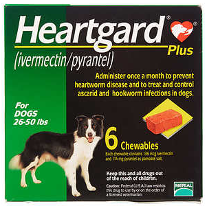 HEARTGARD PLUS VERDE MEDIANO (HASTA 22 Kg)