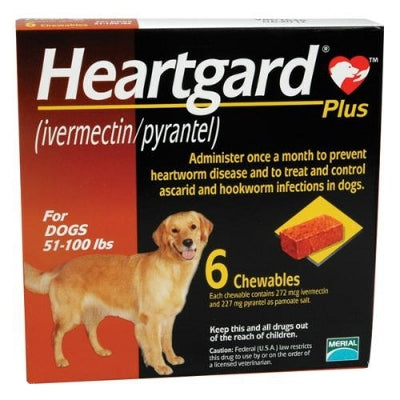 HEARTGARD PLUS CAFE GDE (HASTA 45 Kg)