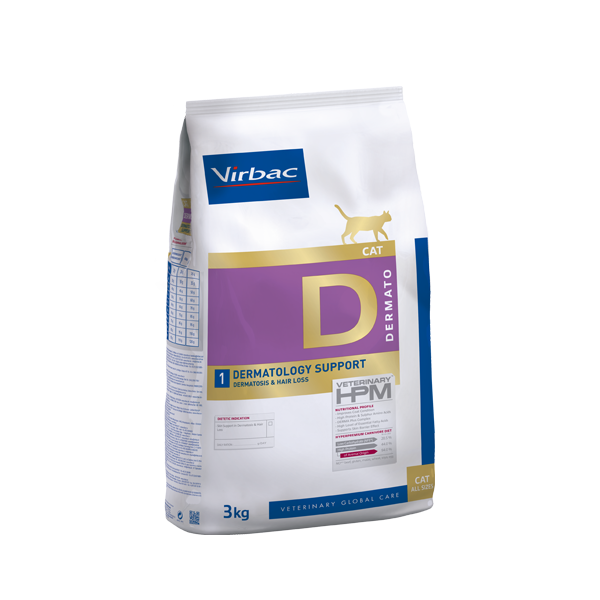 VIRBAC CAT DERMATOLOGY SUPPORT 3KG