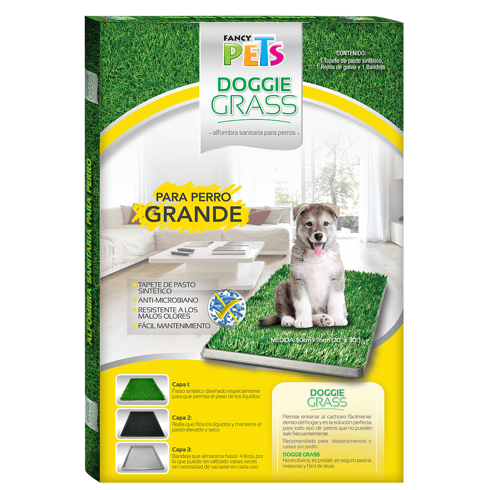 DOGGIE GRASS GDE 76 X 50CM