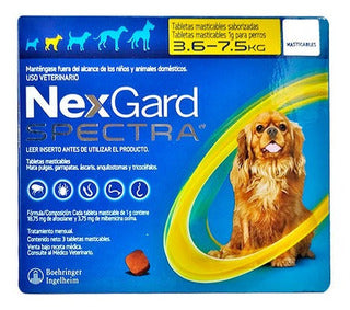 Nexgard Spectra Para Perro con 3 Tab.