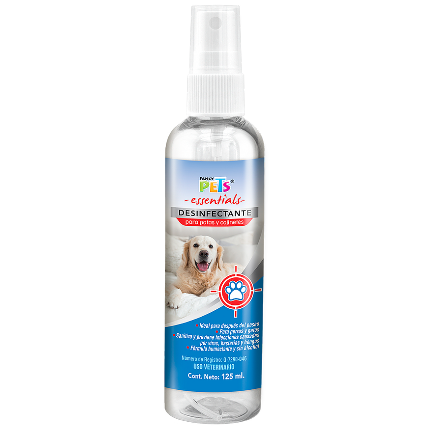 Desinfectante para patas y cojinetes 125 ml.