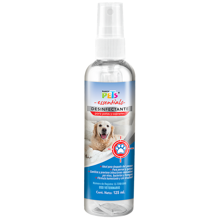 Desinfectante para patas y cojinetes 125 ml.