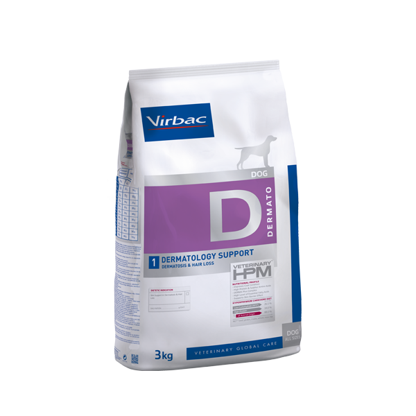VIRBAC DOG DERMATOLOGY SUPPORT 12KG