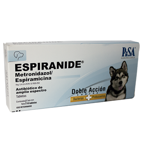 ESPIRANIDE 125 mg./750,000 UI C/10 Tab.