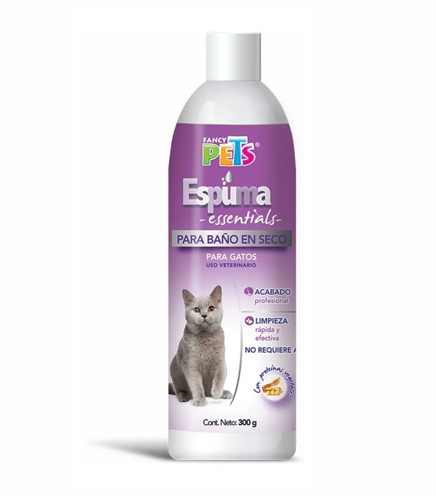 Espuma Para Baño En Seco Fancy Pets 300 Gr.