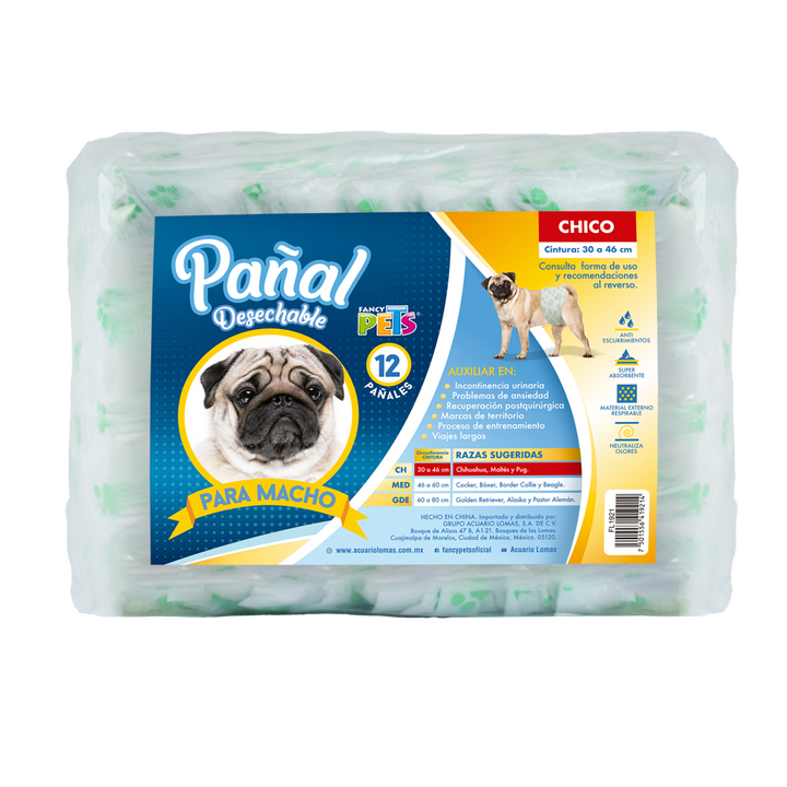 PAÑAL ESPECIAL P/ MACHO