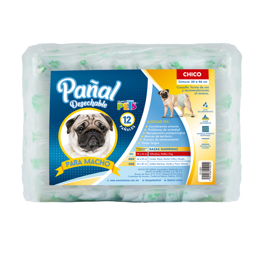 PAÑAL ESPECIAL P/ MACHO