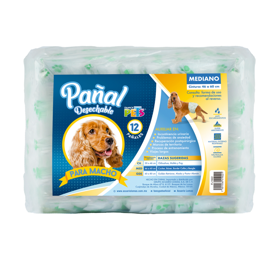 PAÑAL ESPECIAL P/ MACHO