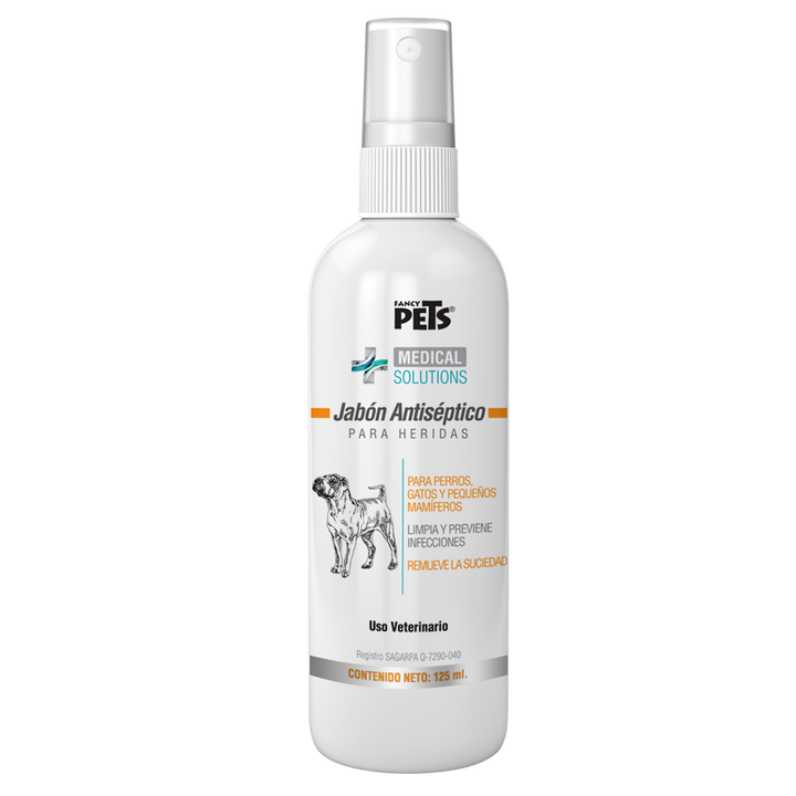 JABON ANTISEPTICO P/ HERIDAS MEDICAL SOLUTIONS 125ML
