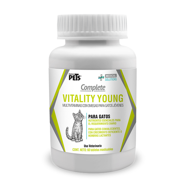 MS COMPLETE VITALITY YOUNG P/ GATO 60 TABS