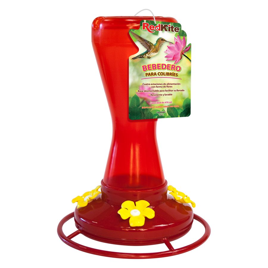 COLIBRIS ALIMENTADOR ROJO 470ML