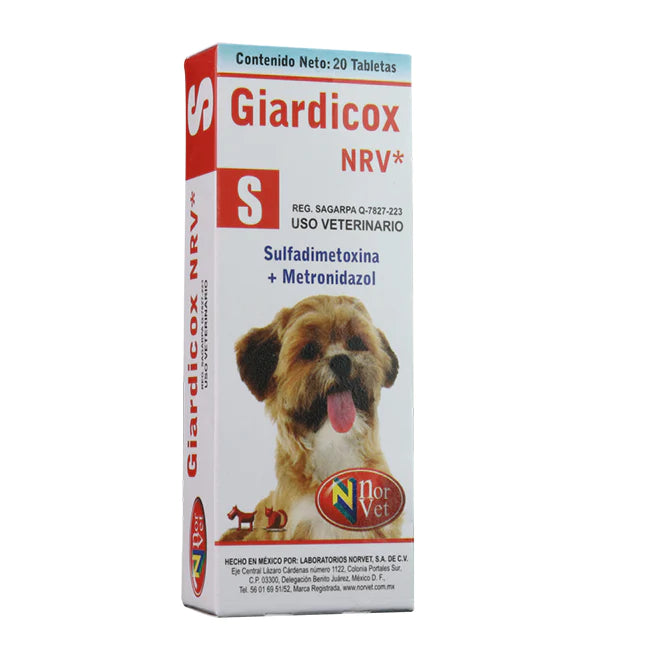 GIARDICOX S 20 TABS