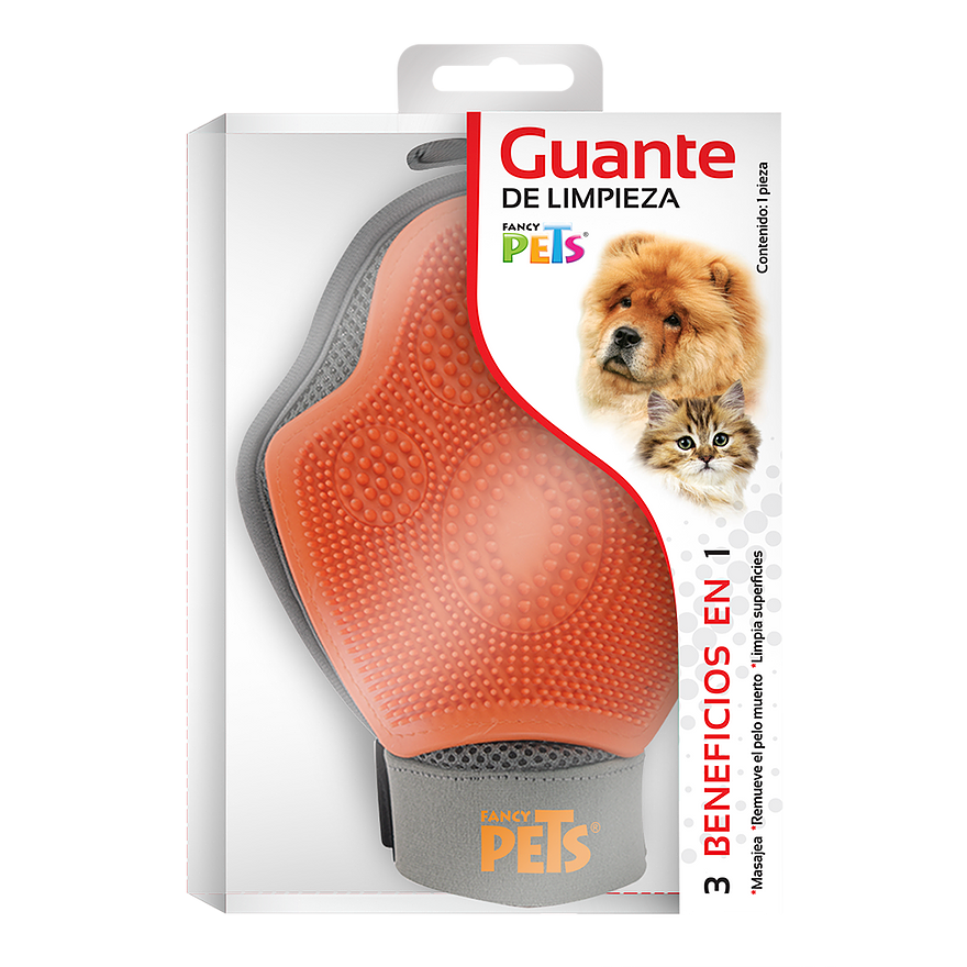 Guante de limpieza 3 en 1 (Fancy Pets)