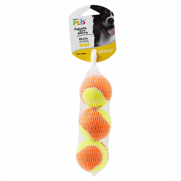 Juguete para perro - pelotas de tenis bicolor