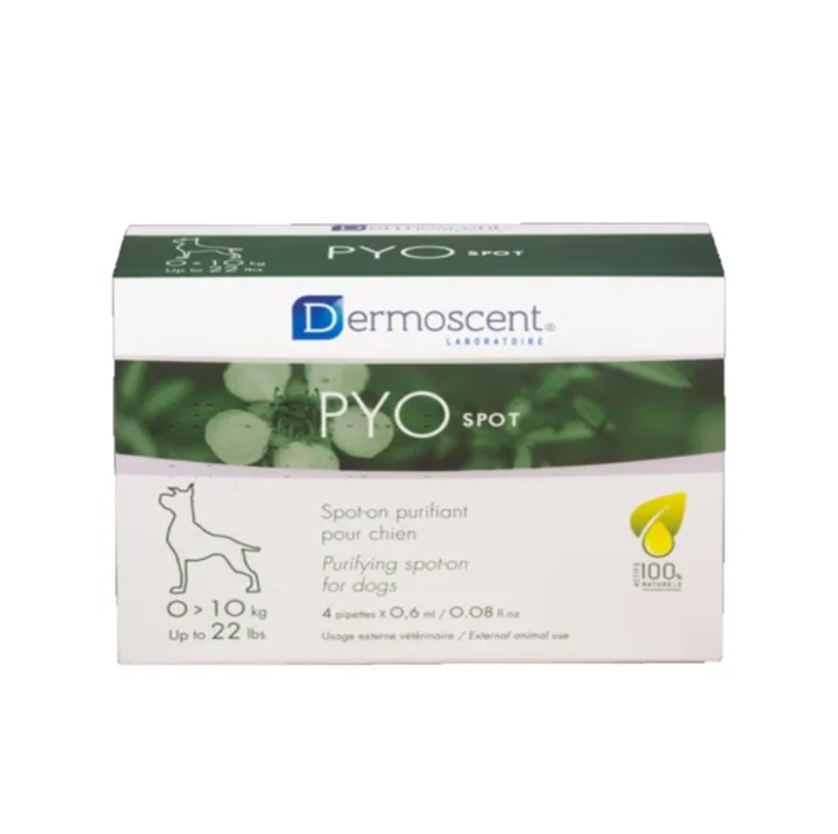 DERMOSCENT PYO SPOT 10 4 PIPETAS 0.6 ml.