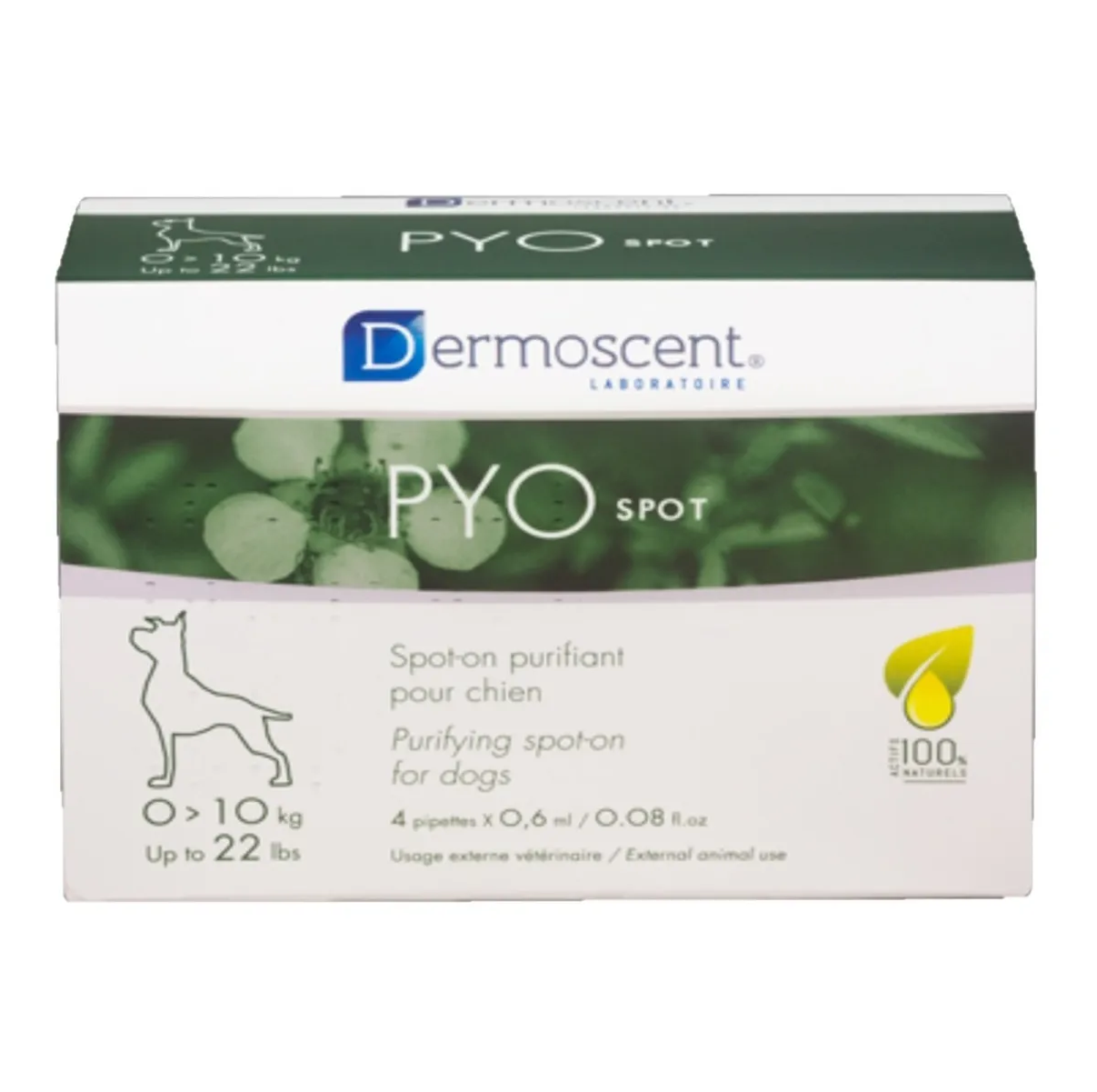 DERMOSCENT PYO SPOT 20 4 PIPETAS 1.2 ml.