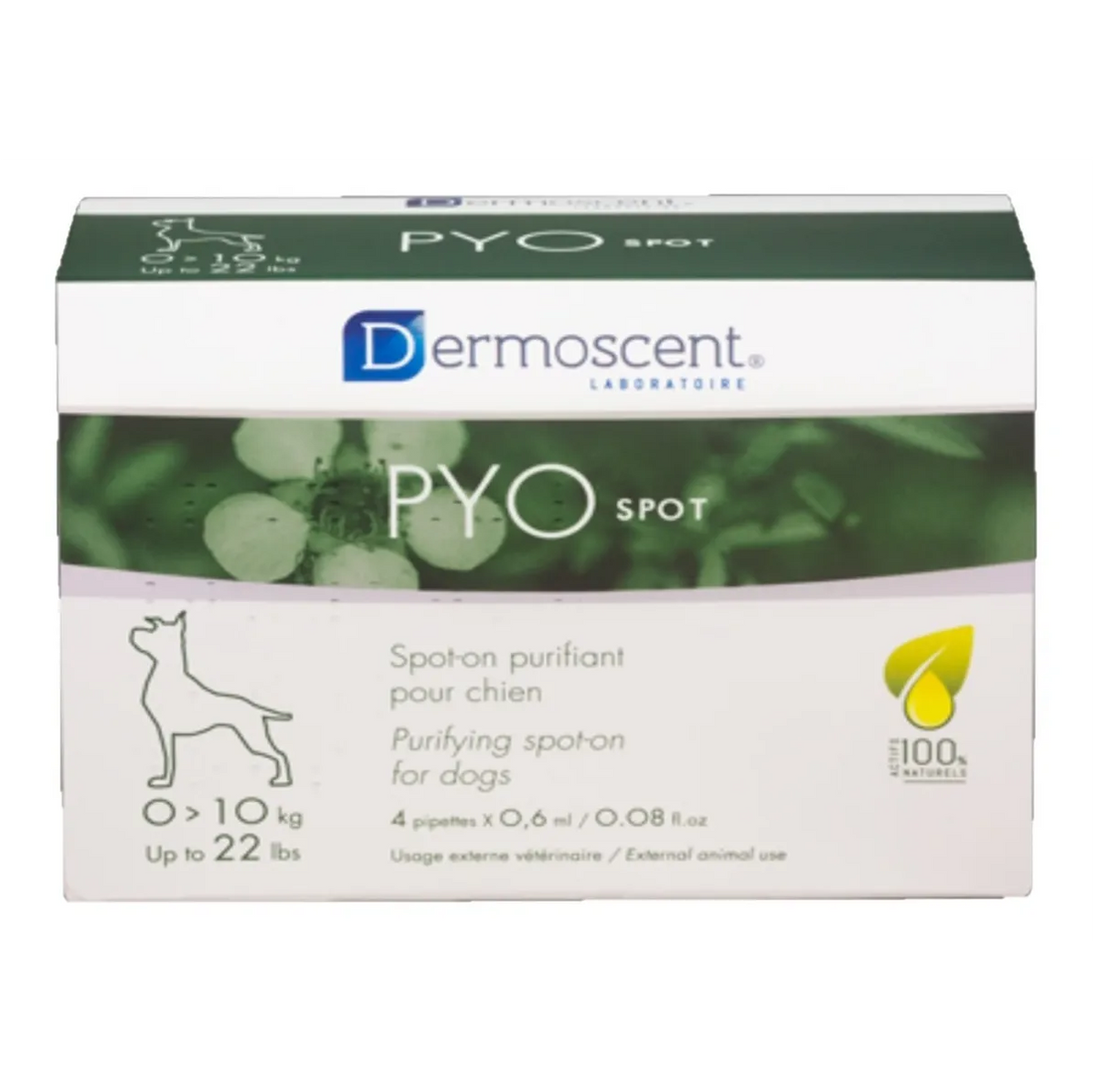 DERMOSCENT PYO SPOT 20 4 PIPETAS 1.2 ml.
