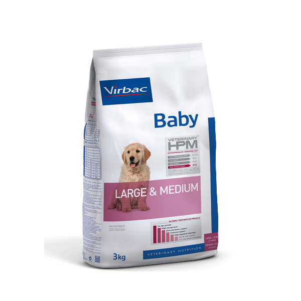 VIRBAC BABY DOG LARGE & MEDIUM 3KG