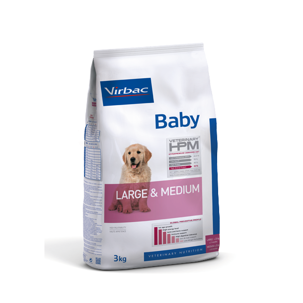 VIRBAC BABY DOG LARGE & MEDIUM 12KG