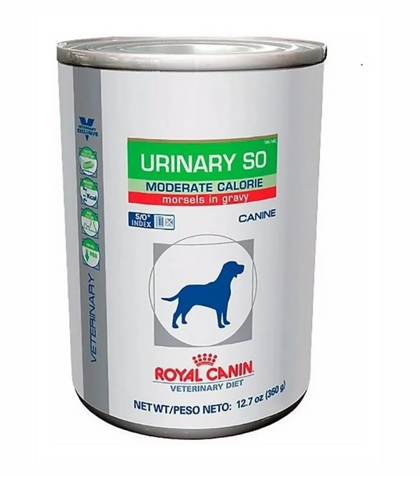Lata Urinary Canine Moderate Calories Royal Canin 385 Gr.