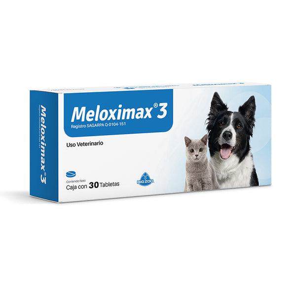 MELOXIMAX 3mg 30 Tabletas