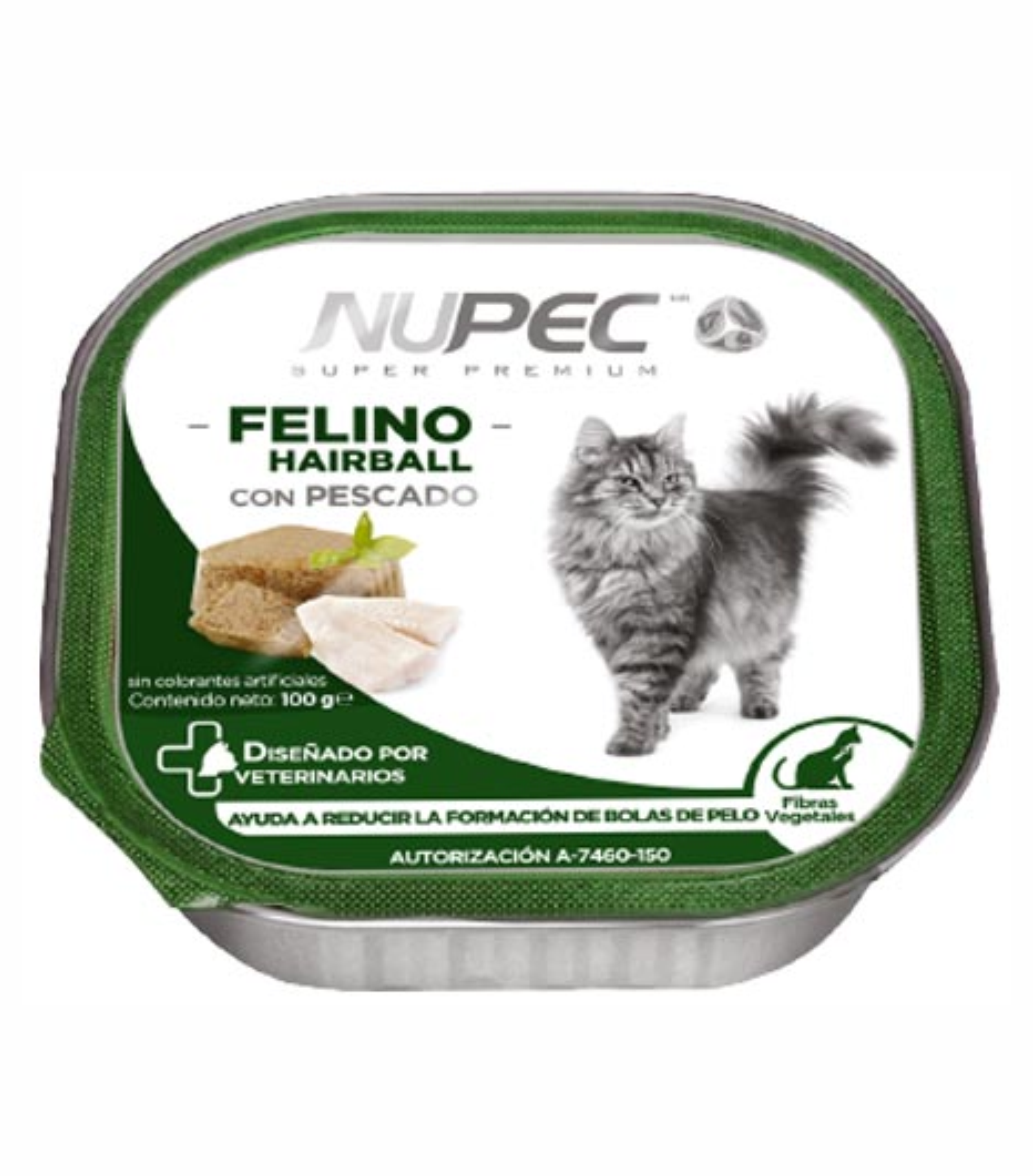 Lata Nupec Felino Hairball 100 Gr. (Caducidad de Diciembre 2024)