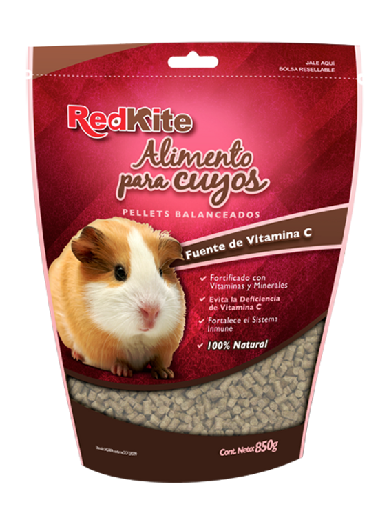 REDKITE ALIMENTO PARA CUYO 850 GR.