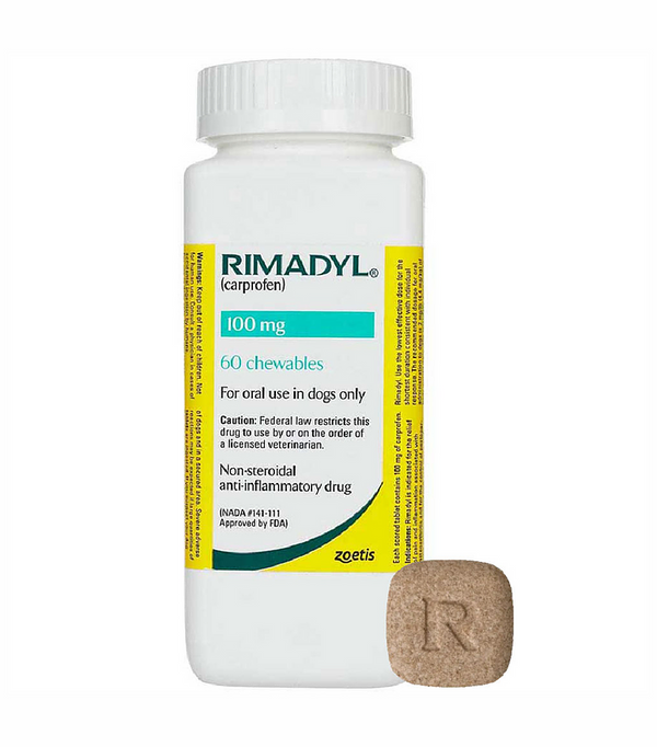 Rimadyl 100 mg. C/60 Tabletas
