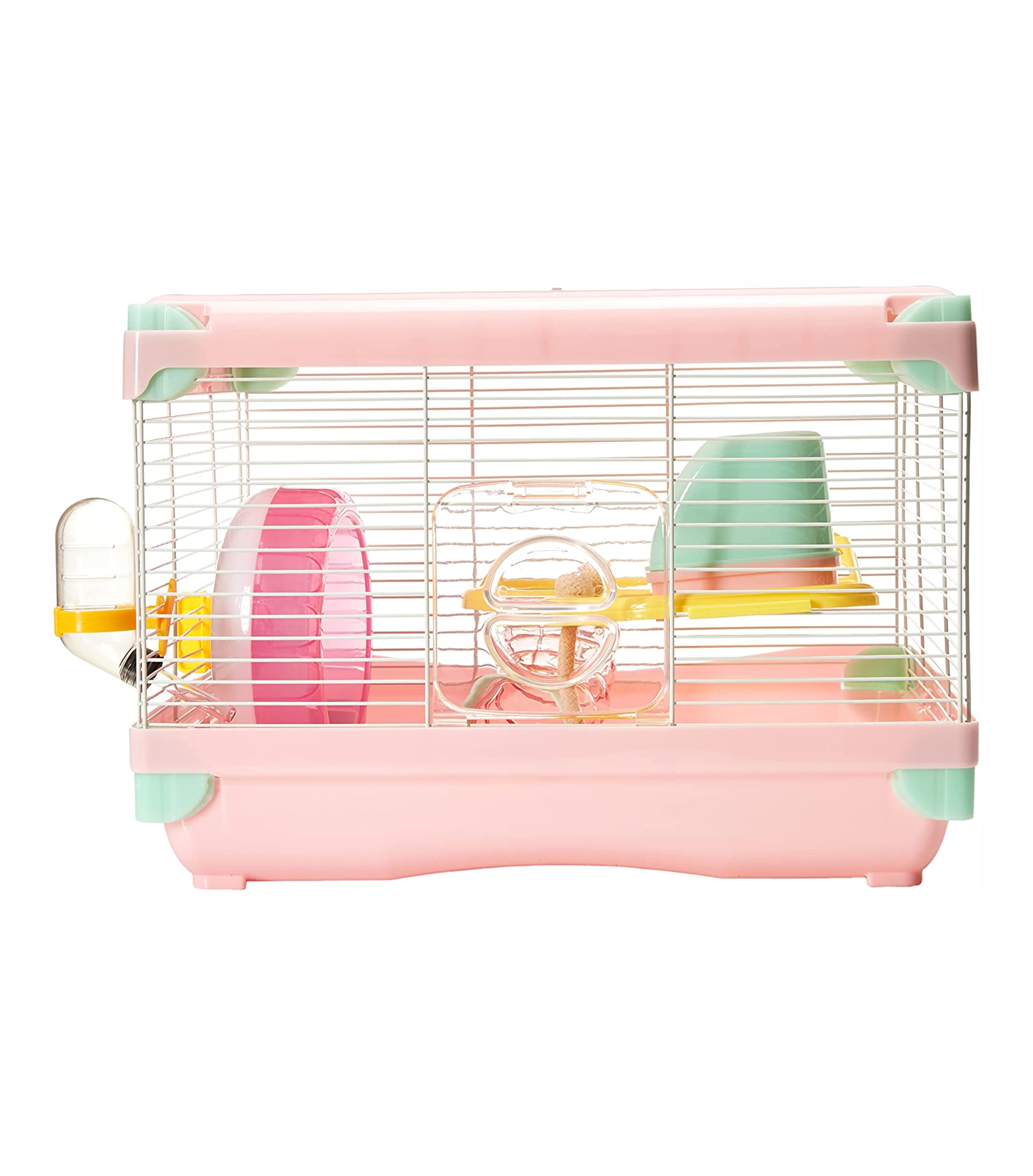 Jaula plástica Rosa para hamster Sunny (1 piso)