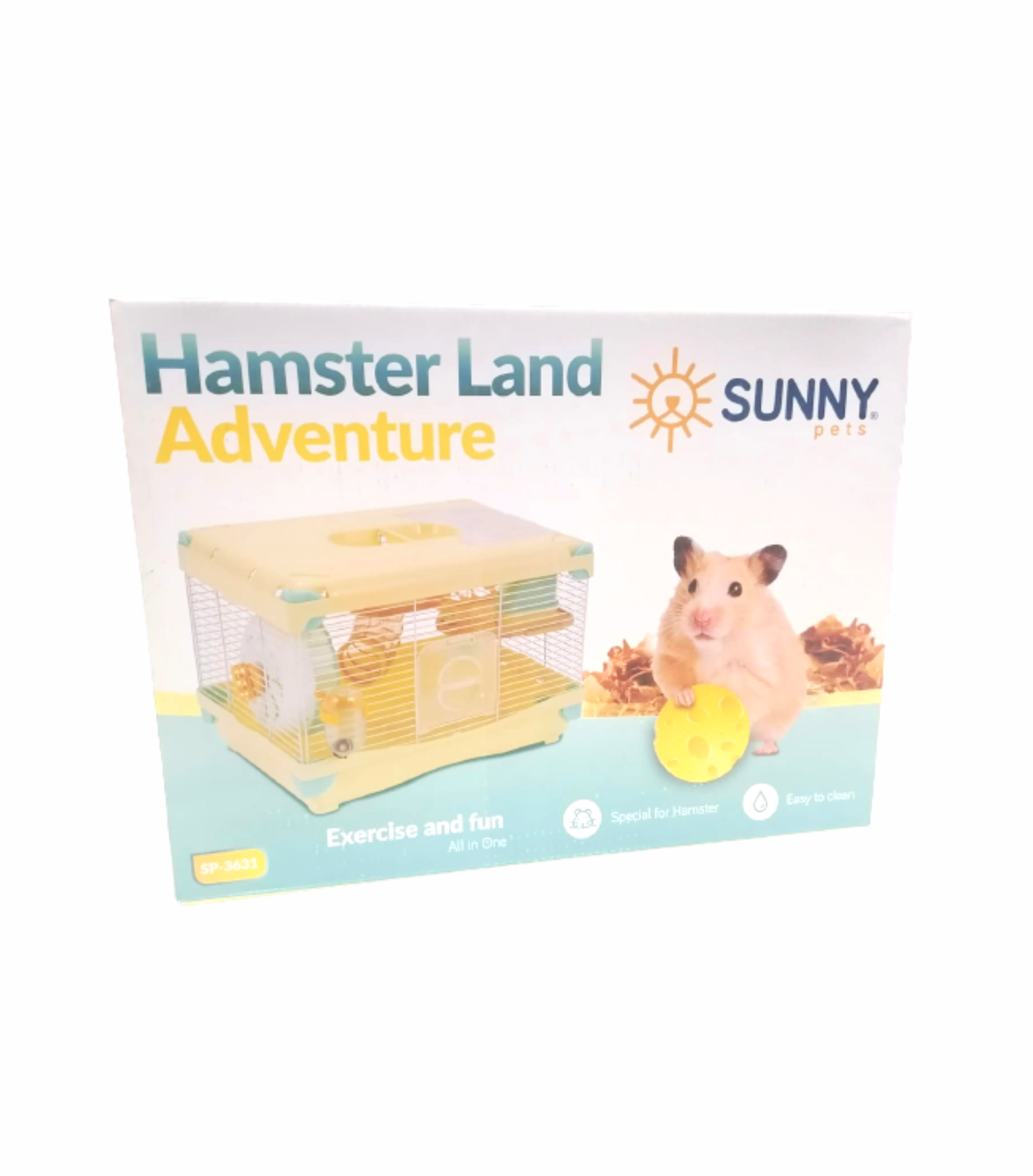 Jaula plástica para hamster Sunny (1 piso)