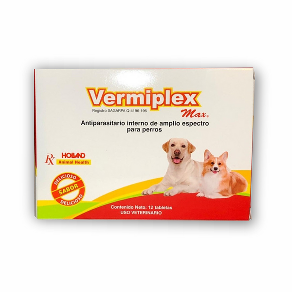 Vermiplex Max c/ 12 Tabletas